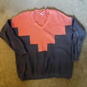 BCBG Color Block Sweater